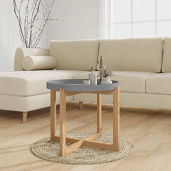 Coffee Table Black 23.6"x23.6"x15" Engineered Wood, Center Table, Side Table, Table for Living Room, Living Room Furniture for Home Living Room Reception Room Office