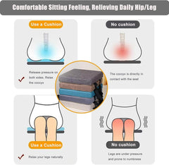 Stool Cushion Square with Ties 11/12/14/16 in,Non-Slip Bar Stool Cushion Square Seat Cushion with Machine Washable Cover Chair Seat Cushion Textured Barstool Pad(@13,14x14x2in/35x35x5cm)