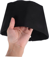 TOYANDONA Adjustable Chef Beanie Hat with Breathable Mesh Top for Men Women Professional Kitchen Cap for Restaurants Hotels and Catering Comfortable Fit Culinary Cooking Hat Black