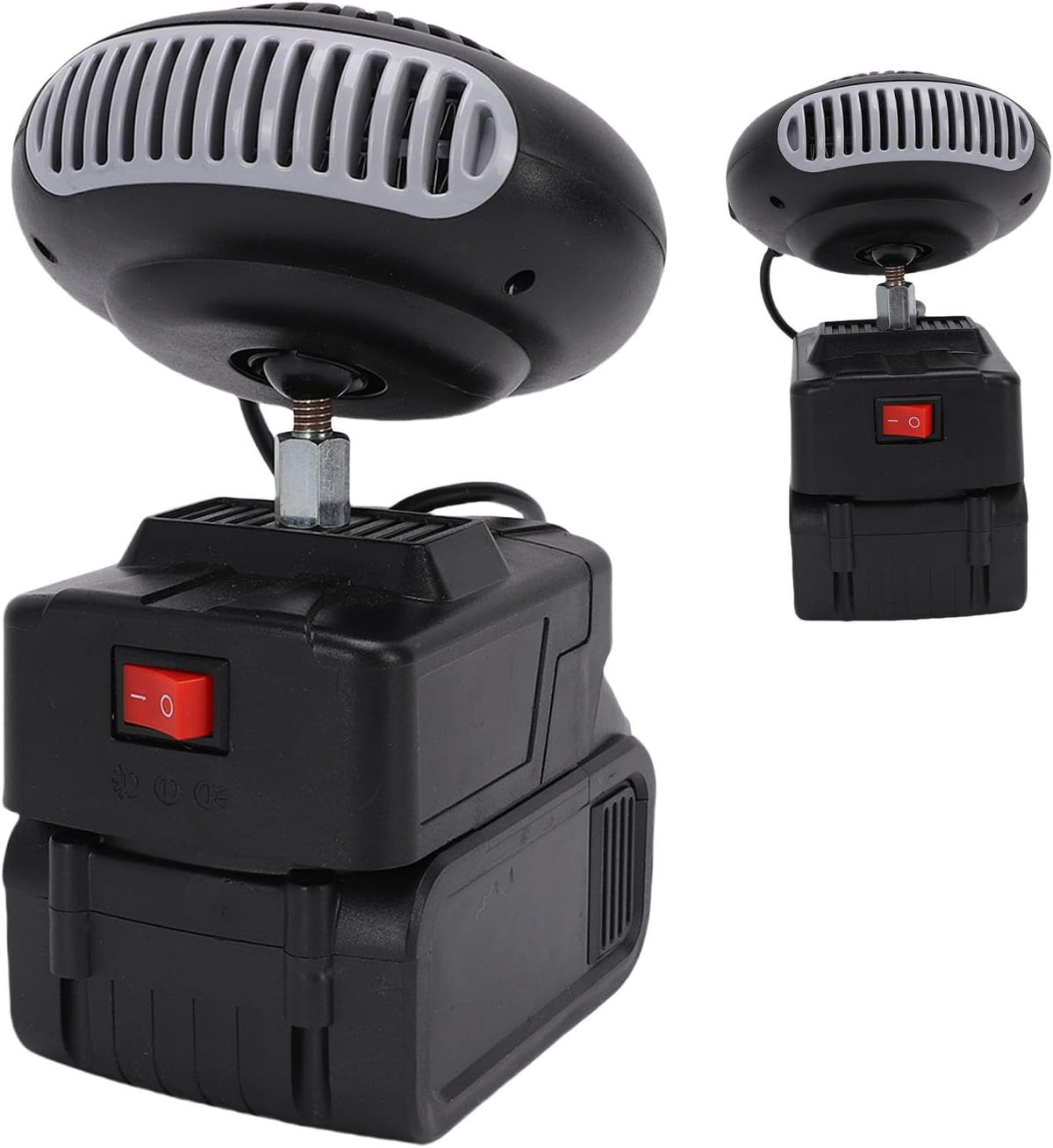 ciciglow Small Space Heater, Car Heater, Portable Windshield Defogger and Defroster, Fast Heating Battery Powered Heater for Indoor Outdoor