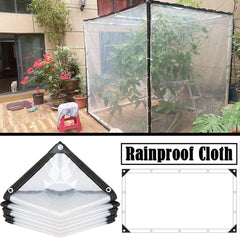1pcs Transparent Outdoor Tarpaulin Gazebo Pergola Windproof Canopy Succulent Plants Waterproof Cover PE Rainproof Cloth, For Home Garden Garden Supplies 0.14mm/0.16mm ( Color : Thick 0.14mm , Size : 4