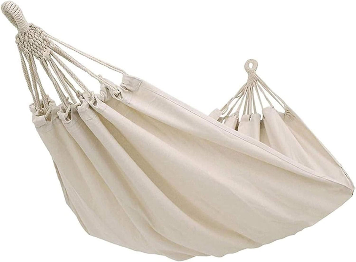 Hammock Camping Hammock Outdoor Double Hammock Camping Rope Swing Chair Canvas Hammocks for Terrace Travel Hiking Indoor Home Decor Hammocks for Outside