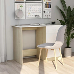 Computer Desk,Writing Desk for Home Office,Minimalist Simple Style Laptop Study Table, Makeup Vanity Console Table,Desk Gray 39.4"x19.7"x29.9" Engineered Wood