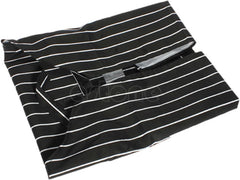 Aprons With Pockets Adjustable Black Stripe Bib Apron with Pockets Waiter Kitchen Cook Apron