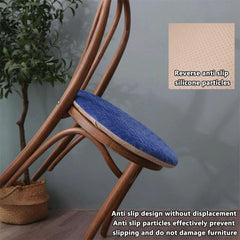 Round Stool Seat Cushion Chair Pads for Bar Stool Dining Chair Garden Kitchen Non-Slip Backing Indoor Outdoor Comfort Office Dining Room Chair Cushions(H44,40cm (16in))