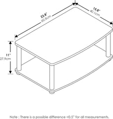Maykoosh Classic Comfort Tiered Elevated Tv Stand - Innovative Wooden TV Stand with Elevated Design, No Tools Required for Assembly, Perfect for Modern Living Rooms
