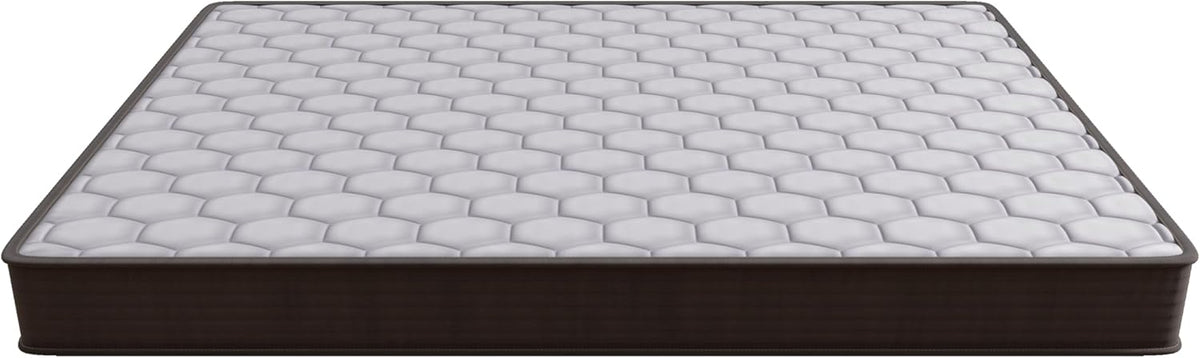 6 Inch Pocket Spring Mattress: Twin Size Soft-Medium Firmness with Motion-Reducing Coil System - Advanced Support Technology for Spinal Alignment & Pressure Relief - Home Bedroom Sleeping Com