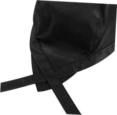 GALPADA 2Pcs Classic Chef Turban Hats for Cooking and Catering Adjustable Black Cloth Skull Caps for Restaurant Chefs and Bakers Comfortable Adults