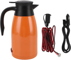 1400ML Electric Kettle Stainless Steel Car Kettle Boiler Travel Cup Portable Water Boiler Car Kettle Boiler for Hot Water Kettle Tea Coffee Making