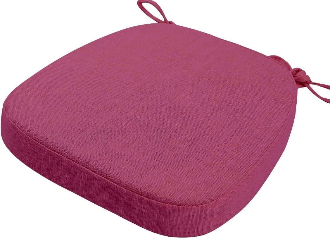 XMAYODS Chair Cushions for Dining Chairs Non Slip Seat Cushion with Ties and Machine Washable Cover Foam Kitchen Chair Pads Indoor (Color : #15, Size : 43X42X3CM Thick)