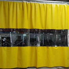 Outdoor PVC Tarpaulin Curtains Transparent Pergola Side Panels Workshop Curtains for Gazebo, Garage, Outdoor, 65 Size, can Be Customized (Color : Clear, Size : 6.89x8.2ft/2.1x2.5m)