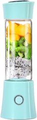 HHWKSJ Portable Blender, One-Handed Drinking Mini Blender for Shakes and Smoothies, 480ml Personal Blender with Rechargeable, Made with BPA-Free Material Portable Juicer (Color : B)