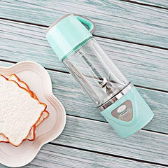 cup Portable Electric Juicer Cup,Portable Blender,Household Personal Smoothie Blender USB Rechargeable Battery with 6 Stainless Steel Blades 600ML Mini Juice Cup for Home Outdoor. Portable, C