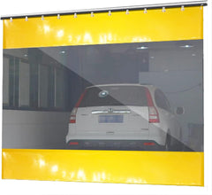 Gazebo Side Panel Tarpaulin Waterproof Transparent Tarpaulin Outdoor Tarpaulin Curtains for Garden, Pergola, Garage, can Be Customized (Color : Clear, Size : 6.89x8.2ft/2.1x2.5m)