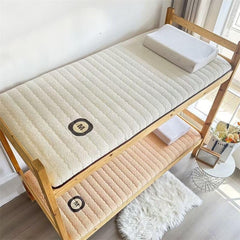 Thicken Futon Mattress,Japanese Foldable Guest Mattress for Floor,2 Inches Soybean Fiber Sleeping Pads,Roll Up Sofa Bed,Lambswool Soft Mat.Twin Size Futon(Gray,1.2m*2.0m)