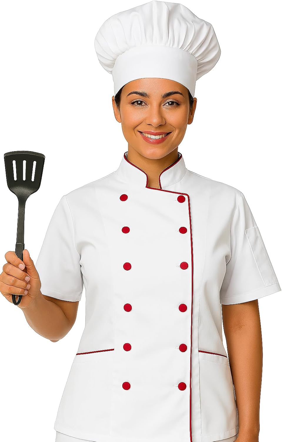 Women’s Tailored Chef Jacket – Lightweight & Stylish Uniform