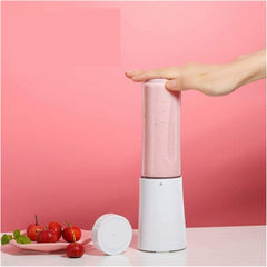 HHWKSJ Portable Blender, One-Handed Drinking Mini Blender for Shakes and Smoothies, Personal Blender with Rechargeable USB, Made with BPA-Free Material Portable Juicer (Color : A)