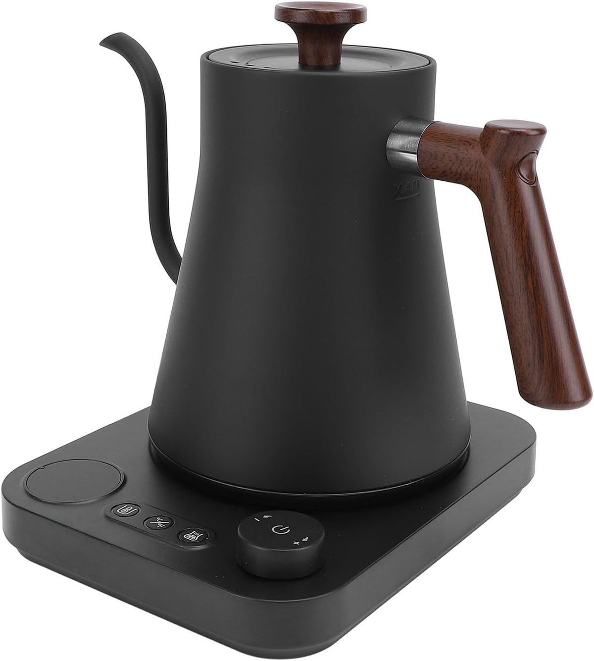 Electric Gooseneck Kettle, Electric Water Kettle 1200W 304 Stainless Steel Temperature Control Teapot Pour Over Coffee Kettle with LCD Screen Time Coffee and Tea Kettle