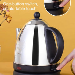 Stainless Steel Electric Kettle Household Large Diameter Easy To Clean Fast Boiling Water Thick Electric Kettle(CH)