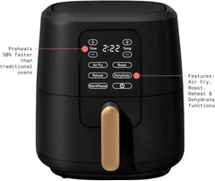 Air Fryer 6 Qt kitchen appliances with Technology and Touch-Activated Display Large Air Fryer for Fry Bake Reheat or Dehydrate your Favorite Foods