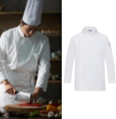 Chef Coat Men Women Chef Jacket for Bakery Food Service Kitchen Restaurant, XXL