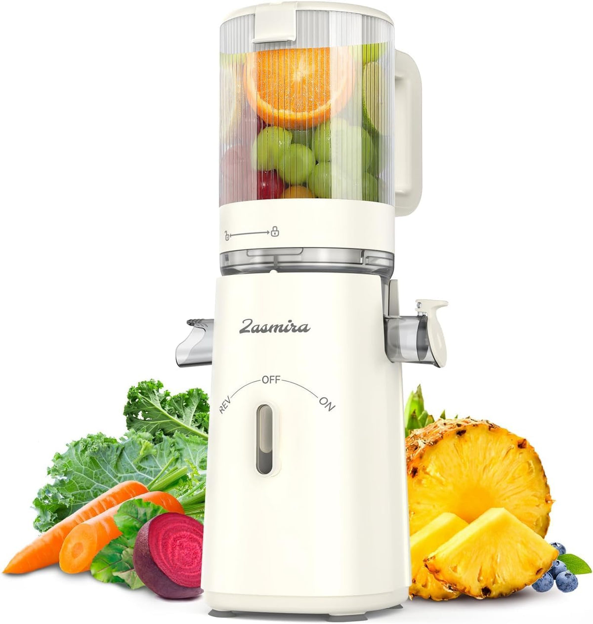 Portable Blender, 360W Personal Blender for Shakes and Smoothies for Kitchen, 24 Oz BPA Free Traveling Juicer Cup and Lid with 6 Blades, White