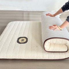 Thicken Futon Mattress,Japanese Foldable Guest Mattress for Floor,2 Inches Soybean Fiber Sleeping Pads,Roll Up Sofa Bed,Lambswool Soft Mat.Twin Size Futon(Gray,1.2m*2.0m)