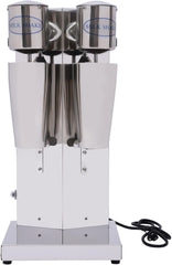 Milkshake Maker, 110V Commercial Stainless Steel Milk Shaking Machine Double Head Drink Mixer, High Speed Electric Silent Milk Shake Machine with Two 800ml Cups(Double Head 16000rpm)