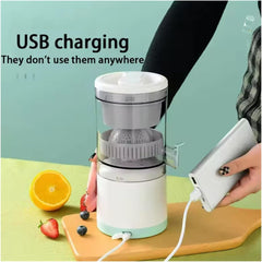 Automatic Portable USB Juicer Cup with Separation - Multifunctional Spiral Juicer Smoothies and Juices(3,3.7V)