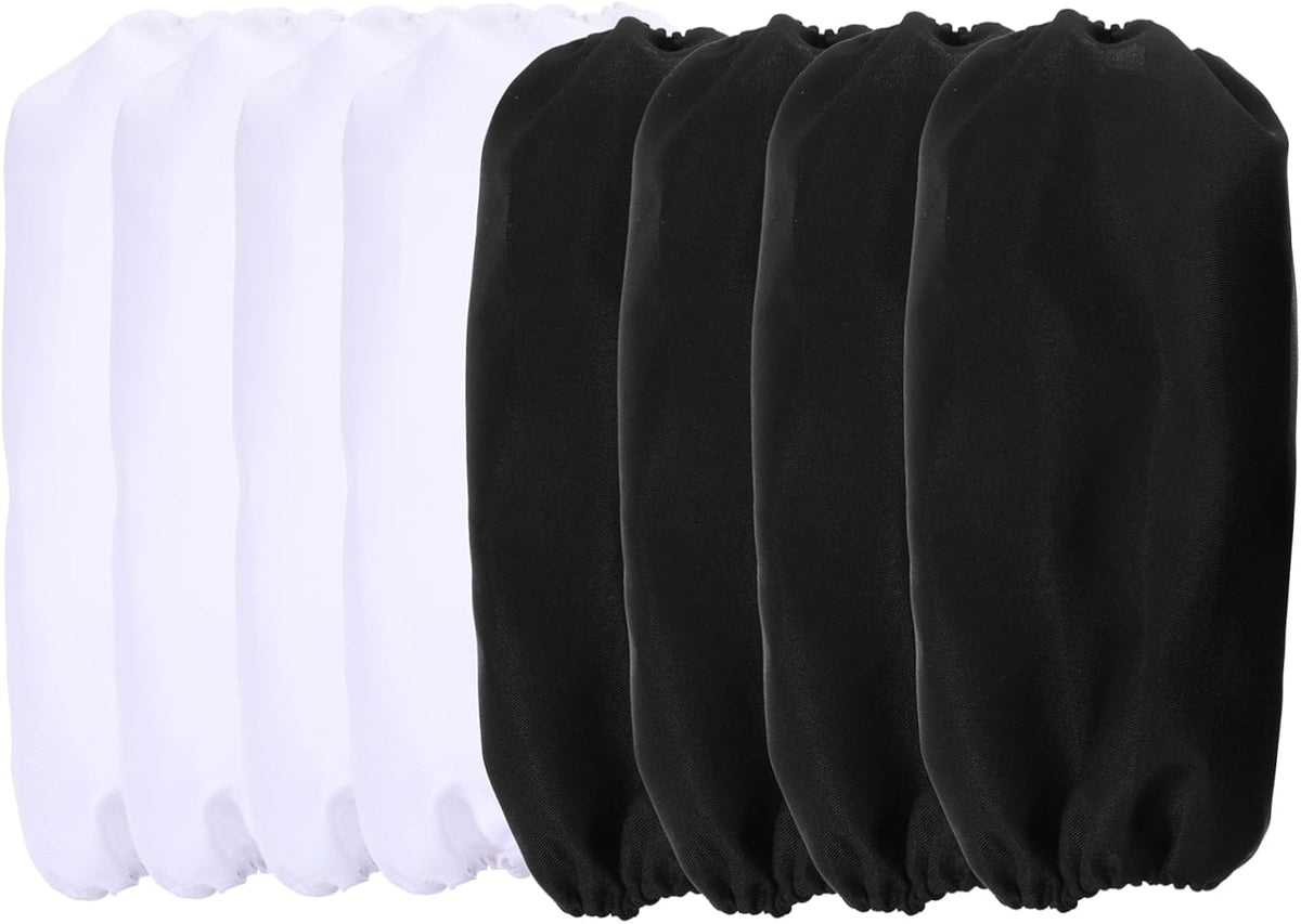 Elastic Cuff Waterproof Oversleeves 4 Sets for Kitchen Dishwashing Home Cleaning