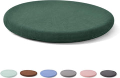 14" Round Memory Foam Chair Cushion Detachable Bar Stool Cushion Circle Chair Pad Breathable Chair Seat Cushion for Dining Kitchen Chairs Coffee