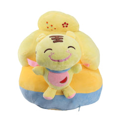 Baby Support Sofa Adjustable Angle, Stable Electric Infant Sit Up Chair, Floor Seat Plush Lounger, Safe Non Material, Lightweight Portable for Indoor Outdoor Use (Rabbit Pattern)