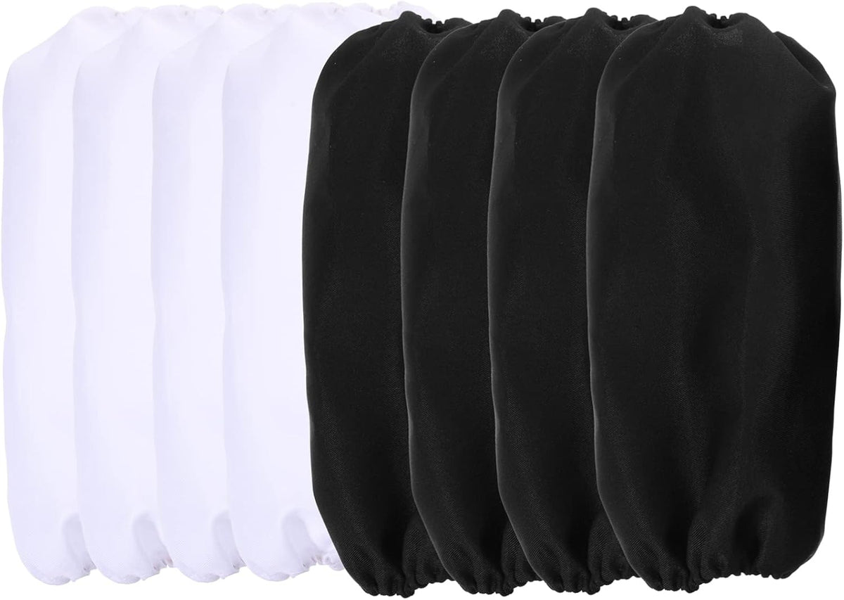 4pairs Kitchen Oversleeves for Cleaning and Cooking Arm Sleeves Elastic Cuffs Unisex Protective for Housework and Gardening