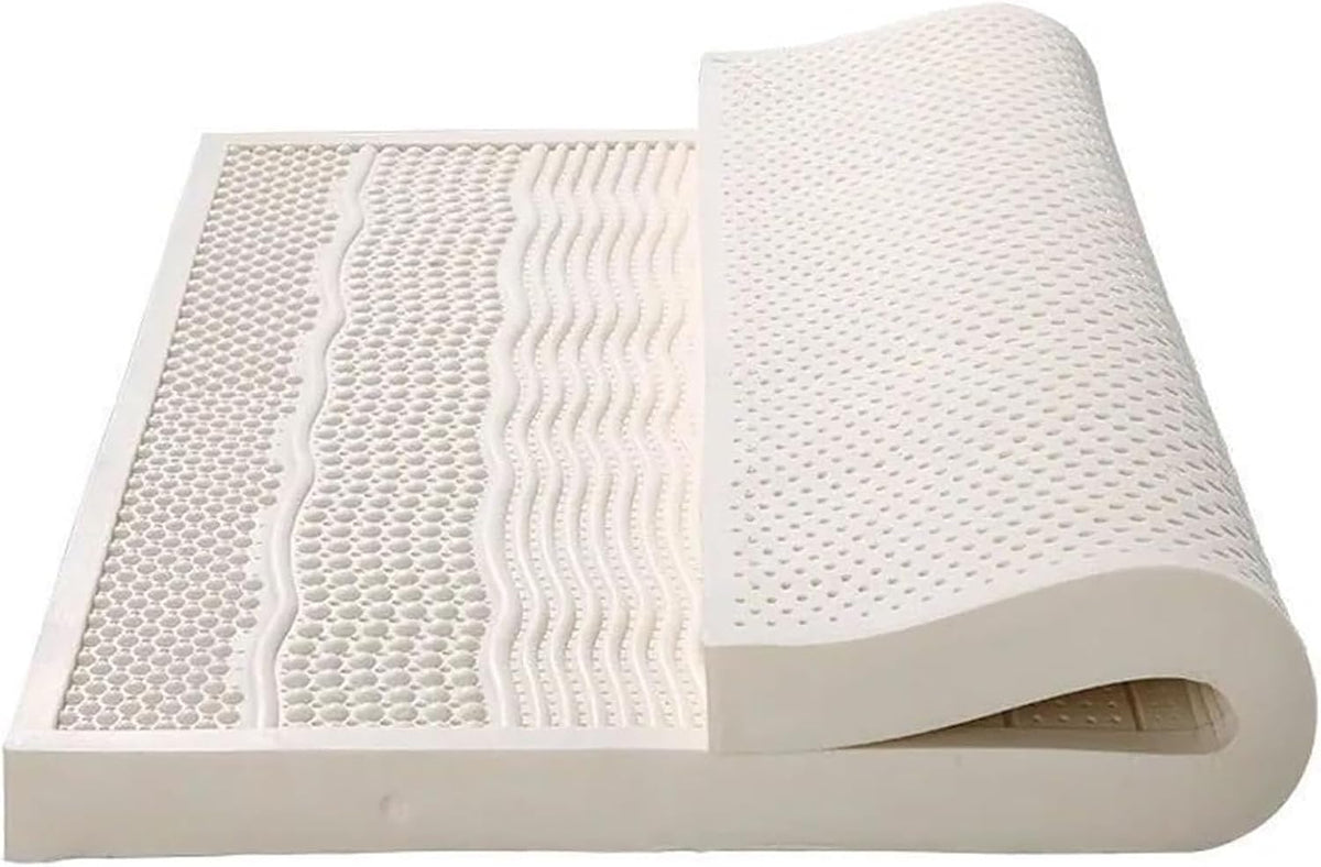 Latex Mattress 80×110cm(31×43inch), 100% Natural Latex Mattresses Help Relief Shoulder & Back Pain, Queen Mattress, Natural Rubber Pure Mattress Thickened Home Bedroom Cushion,1in