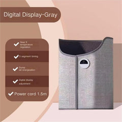 Intelligent Under Desk Foot Warmer Heated Foot Rest for Office Home Energy Efficient Heater Portable Heater for Winter(Blue)