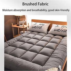 Japanese Floor Mattress, Foldable Futon Sofa Bed Single Folding Floor Mattress, Thick Tatami for Home Dormitory,Grey,Full (120x200cm)