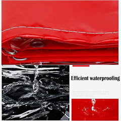 Outdoor Clear Tarp Curtain with Hook, Weather Resistant Garden Windshield for Pergola,Porch,Gazebo, Cabana, Thick 0.5mm (Size : 2.1x2.5m)