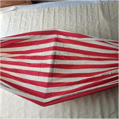 Hammock Outdoor Swing Indoor Canvas Camping Elegant Red White Hammocks Outside Double (Double 190x150cm 1)