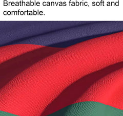 Oxford Cloth Hammock Thickened Skin-Friendly Breathable Good Load-Bearing Capacity Outdoor Easy to Install Hammock(Blue,L)