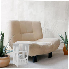 PRETYZOOM Sofa Side Table Mini Bedside Table for Bedroom with Ample Surface Area Versatile Nightstand for Living Room and Small Spaces