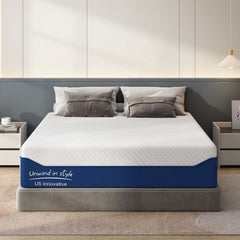 Queen Size Mattress, 12 Inch Queen Gel Memory Foam Mattress for Cool Night & Pressure Relief, Medium Firm in a Box, Back Pain Relief, Washable Cover, 80”x60”x12”
