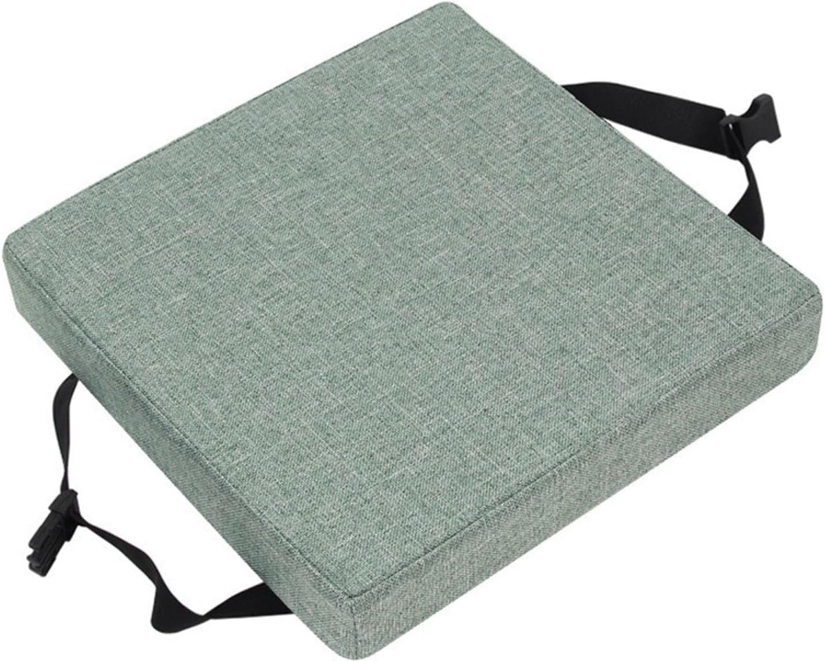 Stool Cushion Square with Ties 11/12/14/16 in,Non-Slip Bar Stool Cushion Square Seat Cushion with Machine Washable Cover Chair Seat Cushion Textured Barstool Pad(@13,14x14x2in/35x35x5cm)