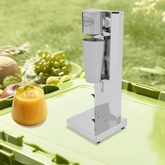 Commercial Milkshake Machine 180W Stainless Steel Milk Shake Machine with 650ml Cup Single Head Electric Milkshake Maker Beverage Shaker Drink Mixer for Restaurant Cafe
