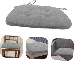 Thickened Cotton Linen Chair Cushion Seat Pad Inserts Elevate Seat Height Outdoor/Indoor Comfortable