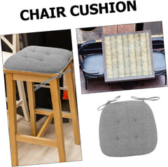 Thickened Cotton Linen Chair Cushion Seat Pad Inserts Elevate Seat Height Outdoor/Indoor Comfortable