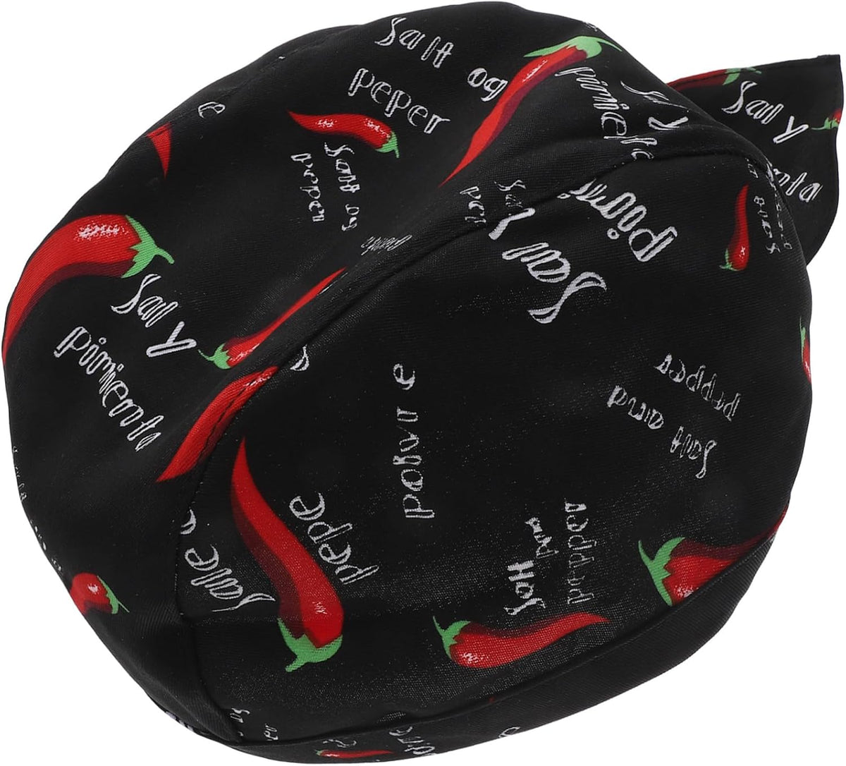 Chili Pepper Chef Hat Creative Working Cap for Waiters Chefs Comfortable Design for Kitchen Use Keeps Hair Secure for Food Service Professionals