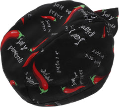 Chili Pepper Chef Hat Creative Working Cap for Waiters Chefs Comfortable Design for Kitchen Use Keeps Hair Secure for Food Service Professionals