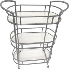 Westwood Antique Copper Bar/Serving Cart 26¾" x 12½" x 37⅜"