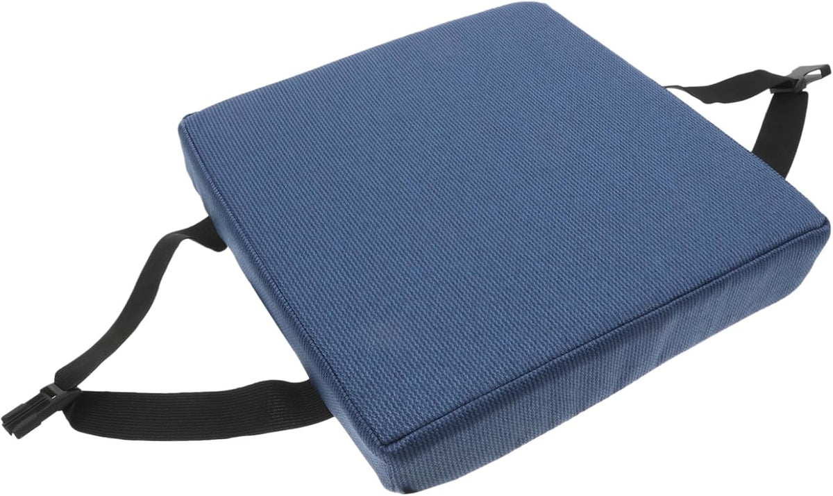 Toyvian Square Chair Cushions with Ties Non-Slip Seat Cushions for Dining Room Solid Color Outdoor Pads Fit for Square Stools Comfortable Stylish