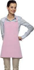 Averill's Sharper Uniforms Three Pocket Bib Apron with Pencil Pocket 3 pocket (Set of 6